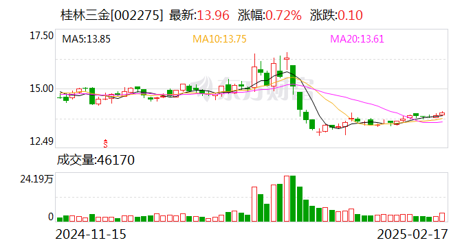 桂林三金：截至2025年02月10日股东总户数为19859